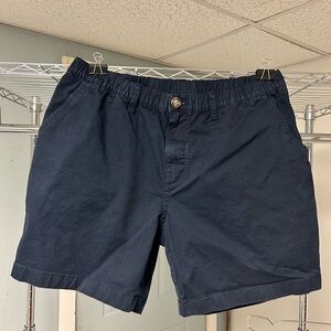 Chubbies Dark Blue Flat Front Shorts